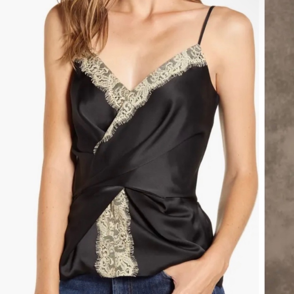 BAILEY 44 Agnes Lace Satin top
